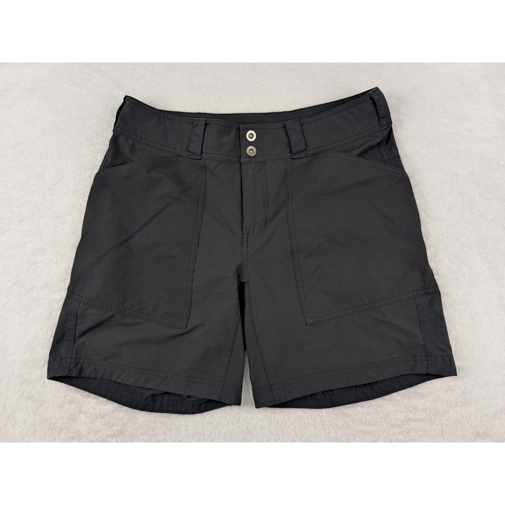 REI Co op Bermuda Shorts Women's 10 Black Nylon Hiking Regular Fit Pockets